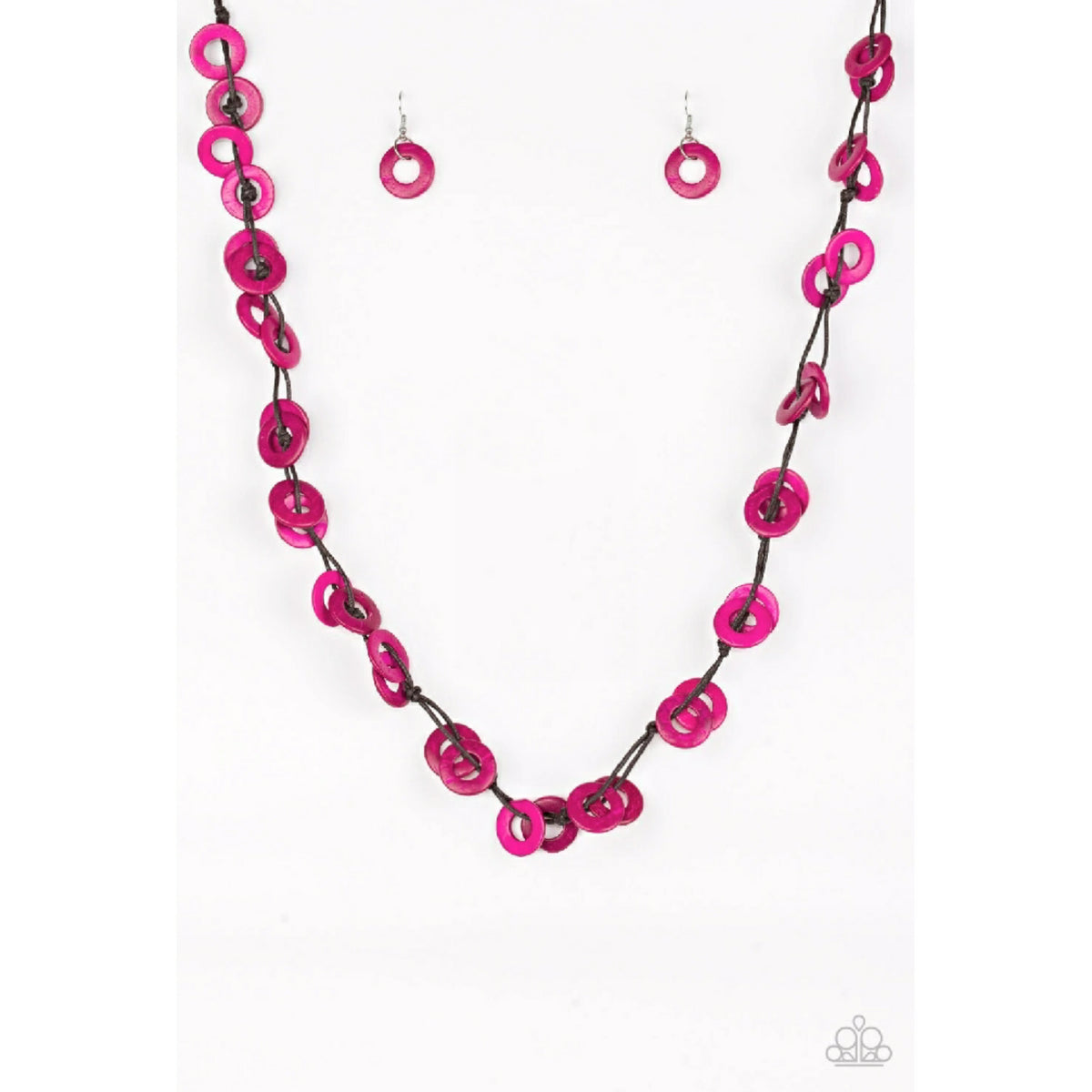 TMST Bling Waikiki Winds - Pink Paparazzi Accessories Necklace