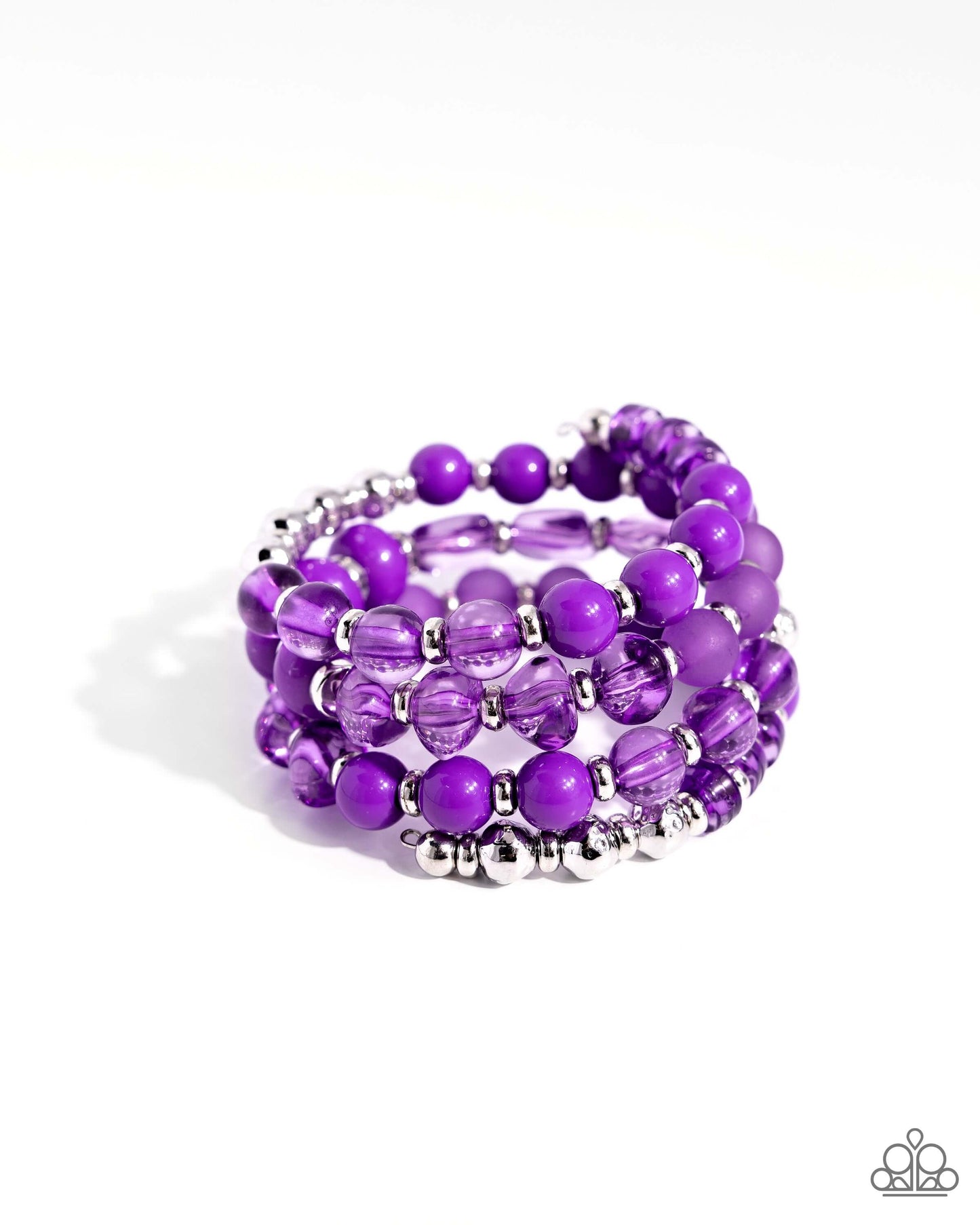 Colorful Charade - Purple Paparazzi Bracelet $5 Jewelry with Janet Morgan Bracelets