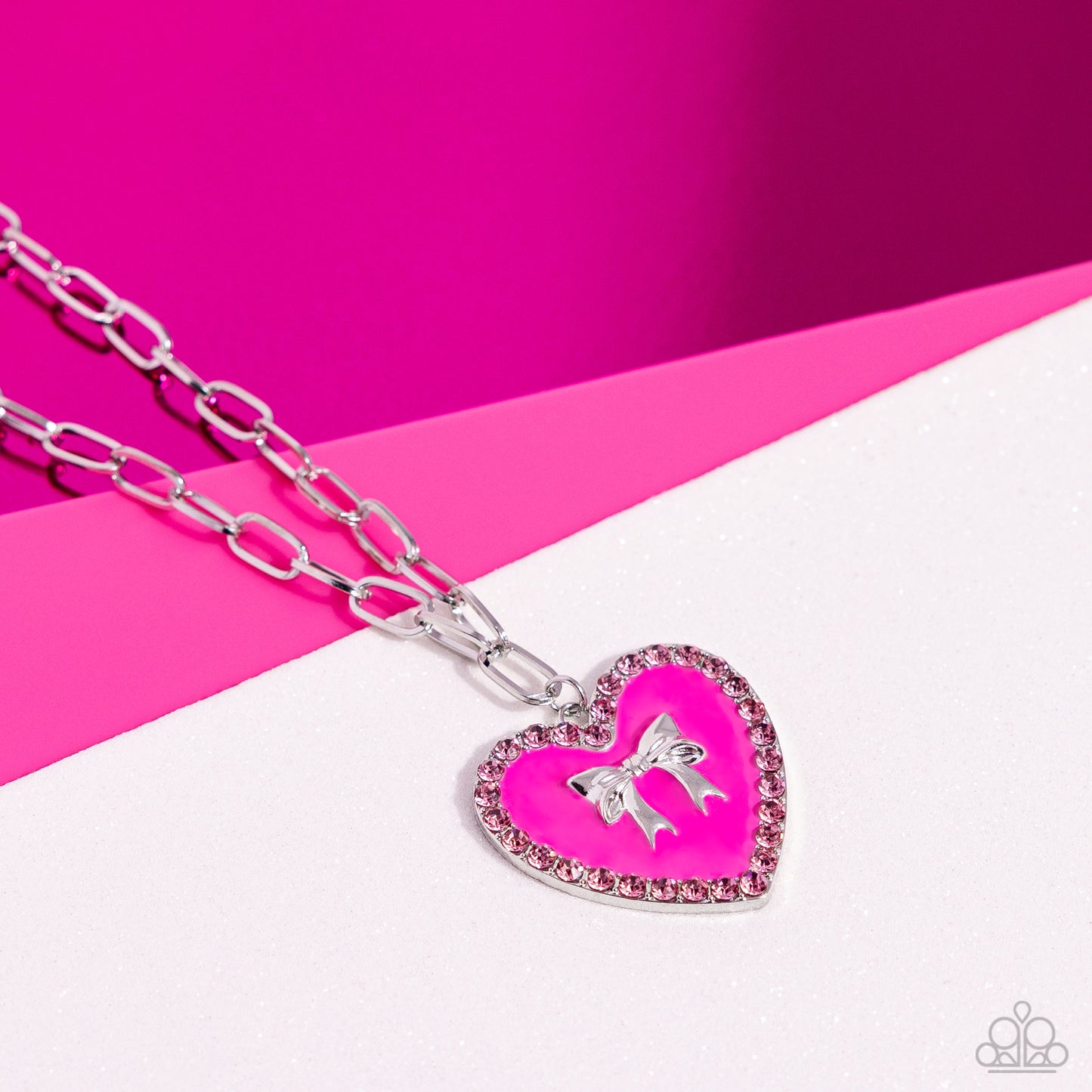 Romantic Gesture - Pink Paparazzi Necklaces $5 Jewelry with Janet Morgan Necklace