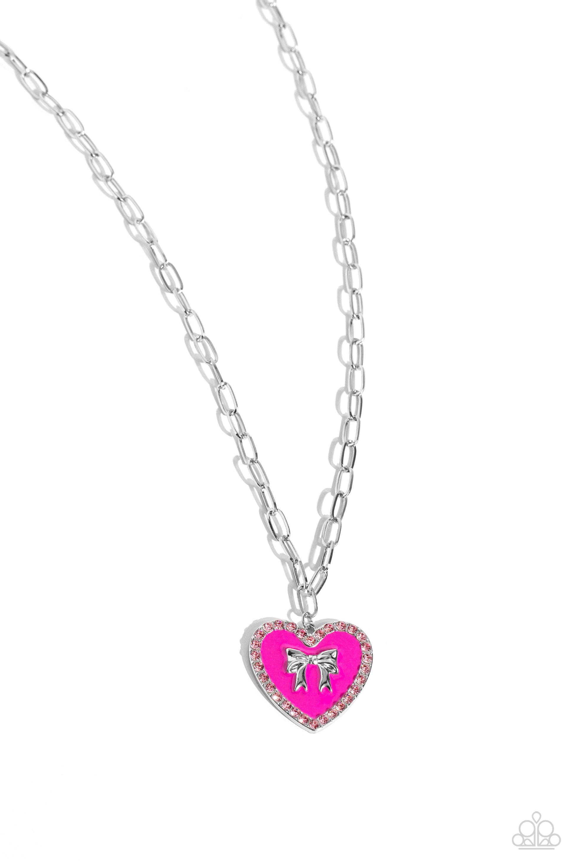 Romantic Gesture - Pink Paparazzi Necklaces $5 Jewelry with Janet Morgan Necklace