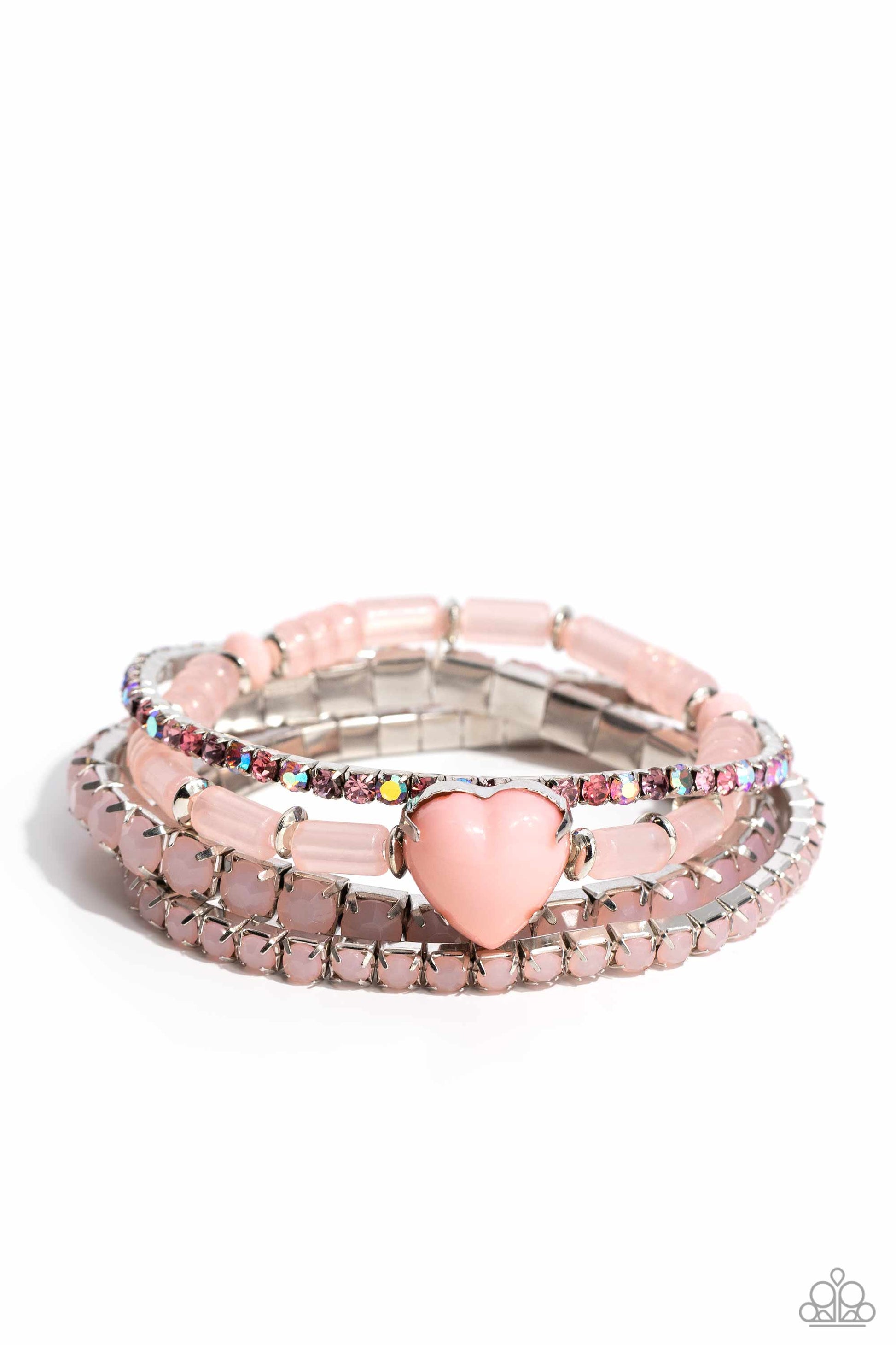 True Loves Theme - Pink Paparazzi Life of the Party Bracelet $5 Jewelry with Janet Morgan Bracelets