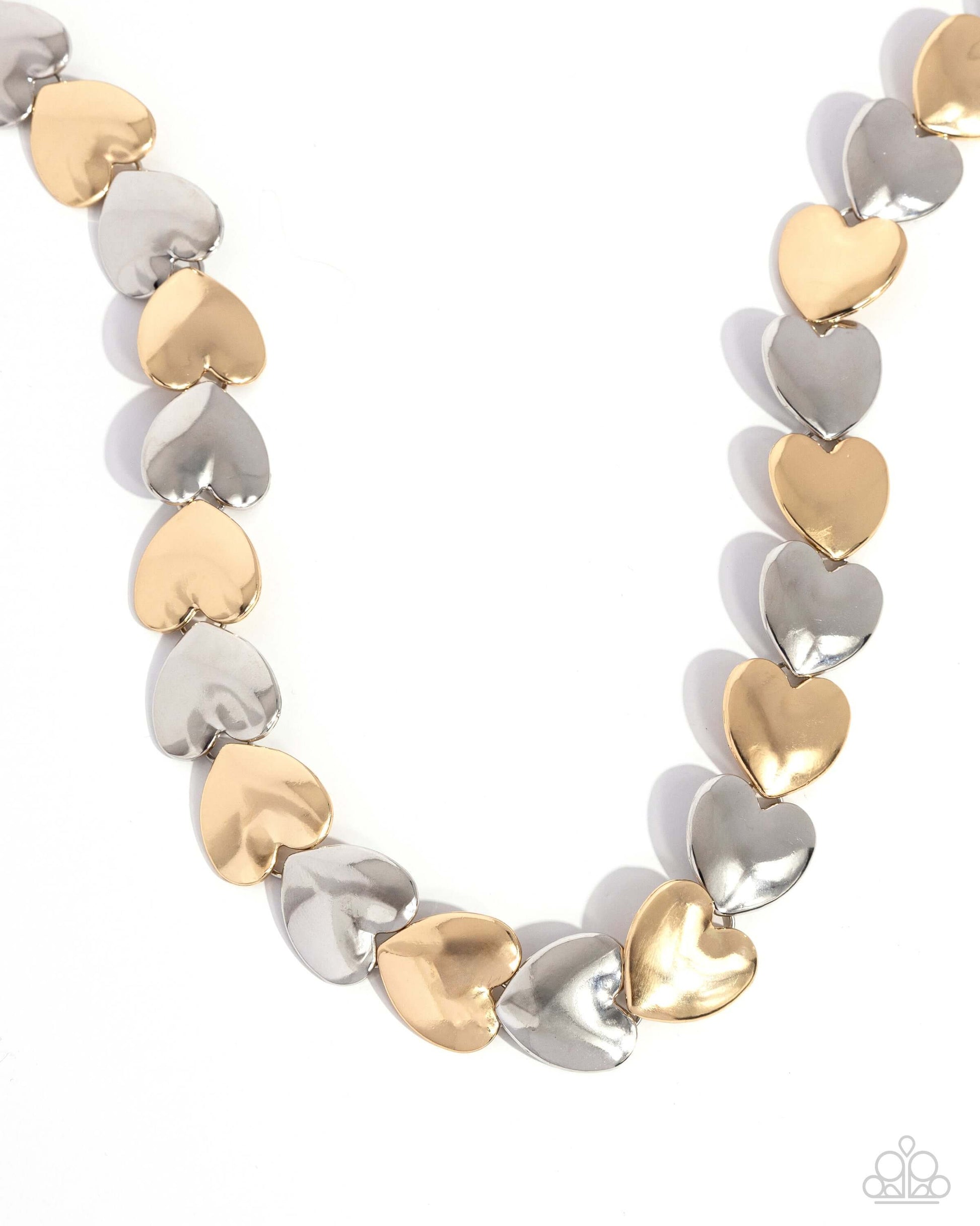 Heirloom Hearts - Multi Paparazzi Necklace $5 Jewelry with Janet Morgan Necklaces